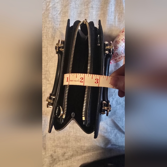 Michael Kors Black Satchel with Gold Accents NWT - Picture 9 of 10